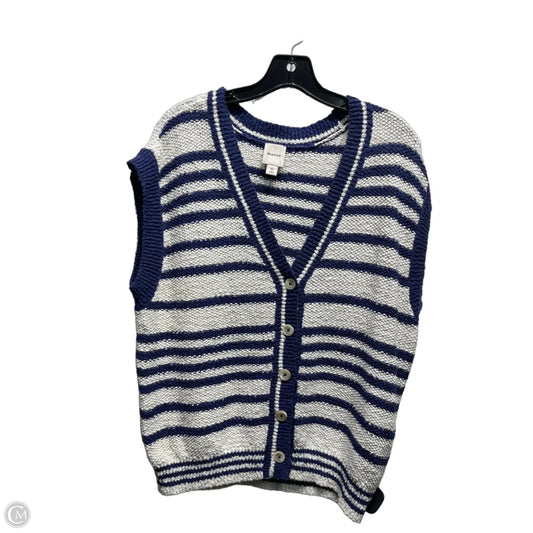 Vest Other By Maeve In Blue & White, Size: Xs