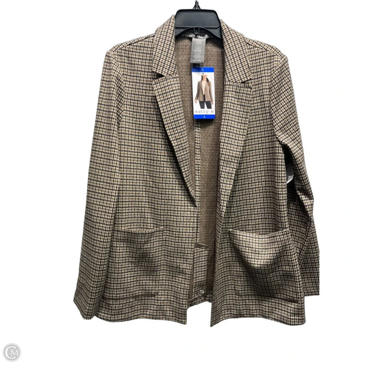 Blazer By Matty M In Black & Brown, Size: L