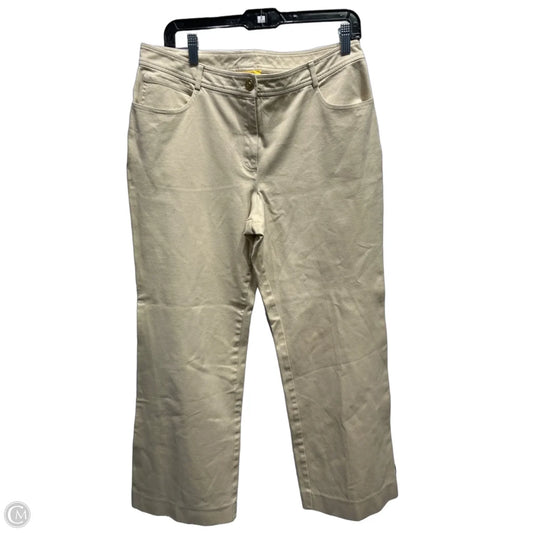 Pants Luxury Designer By St John Collection In Tan, Size: 10