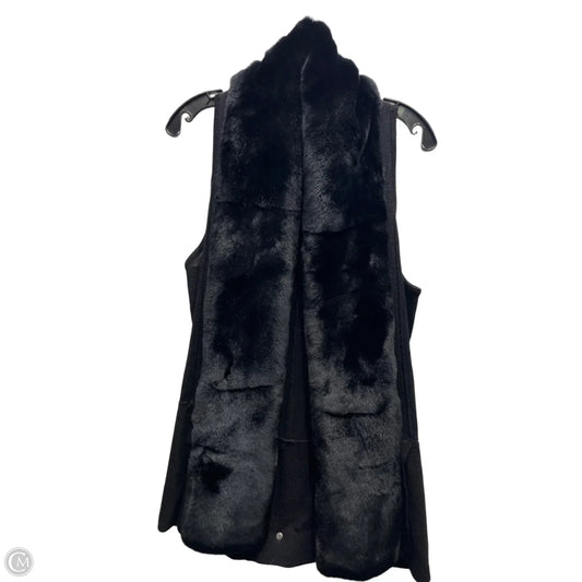 Vest Faux Fur & Sherpa By LINDA RICHARDS In Black, Size: Xs