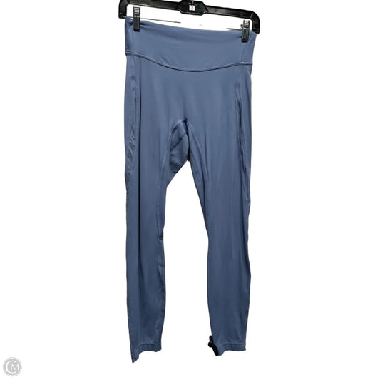Athletic Leggings By Lululemon In Blue, Size: 8