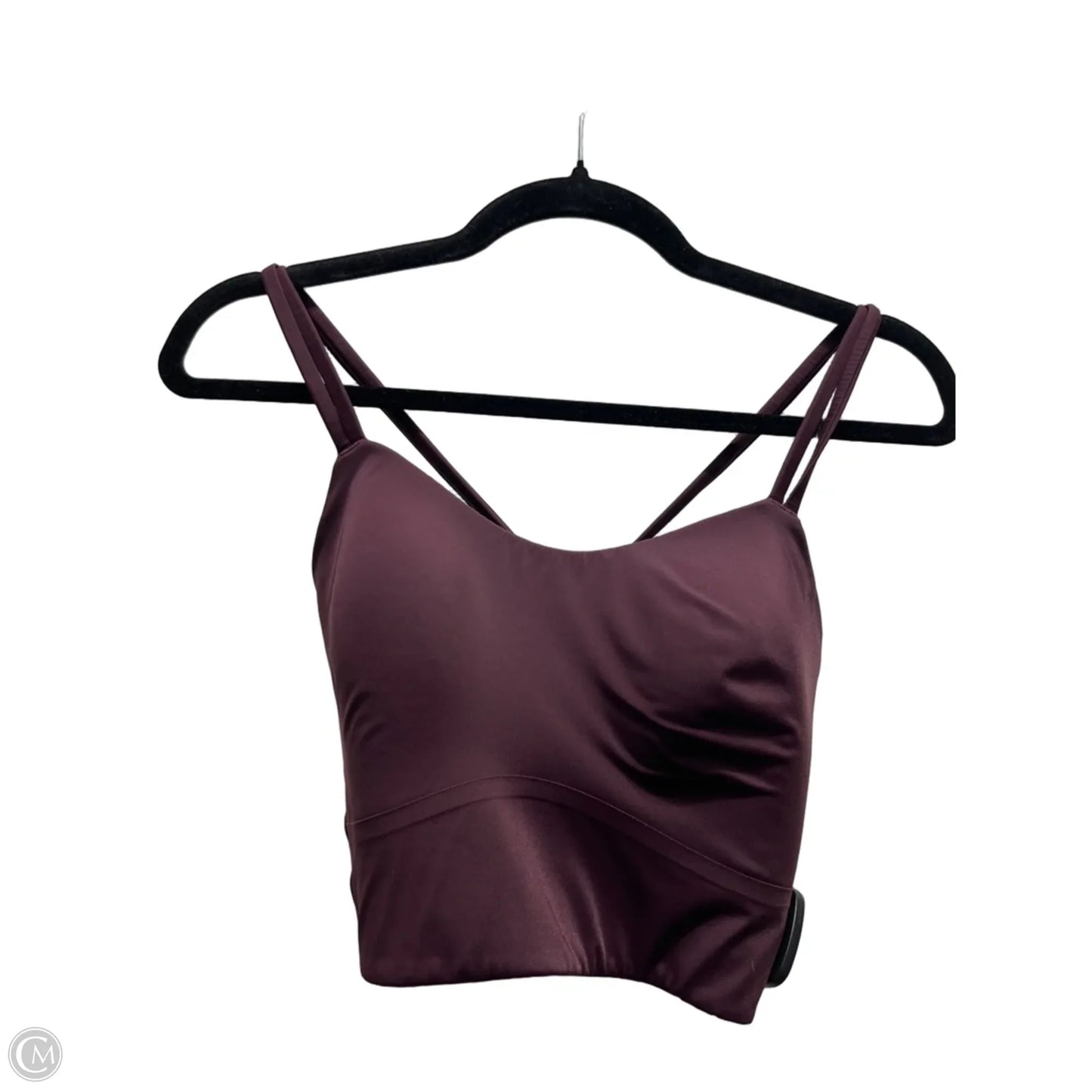 Athletic Bra By Lululemon In Maroon, Size: 12