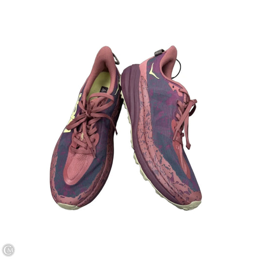 Shoes Athletic By Hoka In Pink & Purple, Size: 10