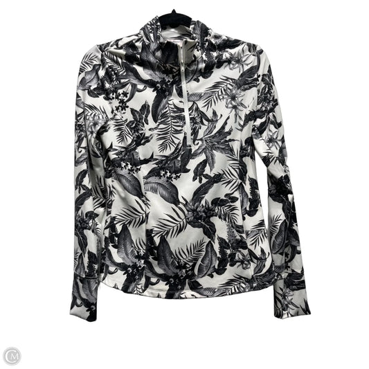 Top Long Sleeve By Tommy Bahama In Black & White, Size: S
