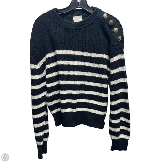 Sweater By H&m In Black & White, Size: S