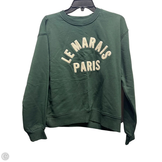 Sweatshirt Crewneck By H&m In Green, Size: S