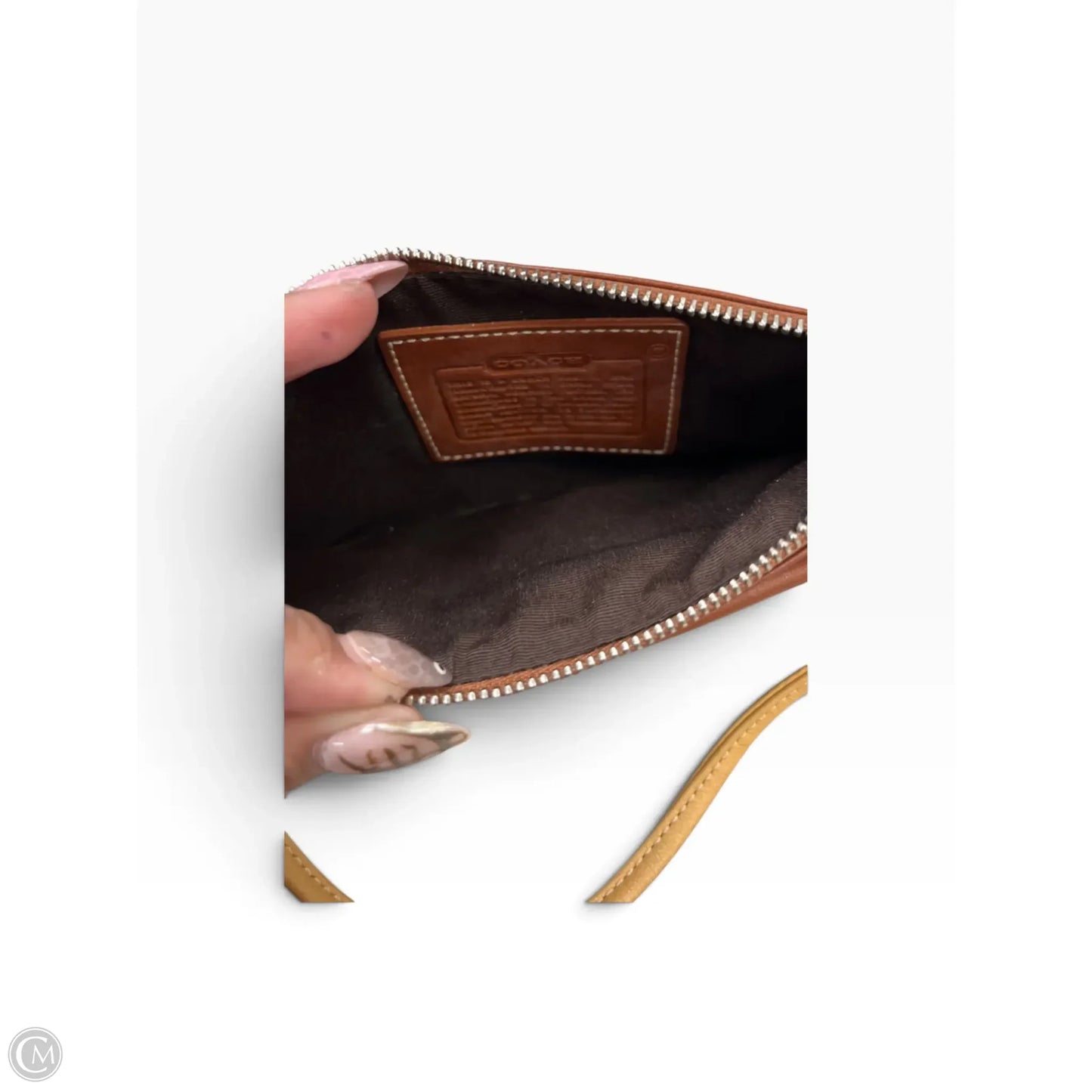 Wristlet Designer By Coach, Size: Medium