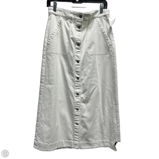 Skirt Maxi By Lauren By Ralph Lauren In White, Size: 4