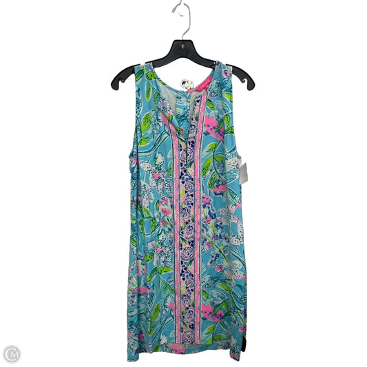 Dress Designer By Lilly Pulitzer In Blue & Pink, Size: 10
