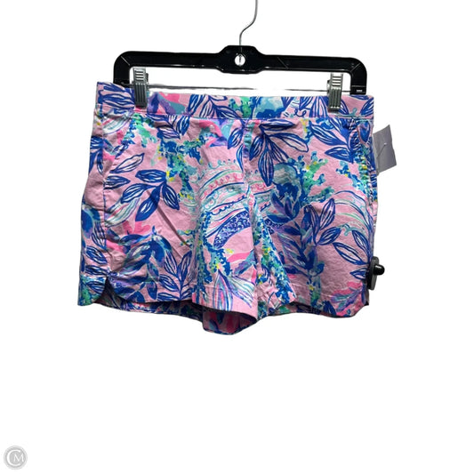 Shorts Designer By Lilly Pulitzer In Blue & Pink, Size: M