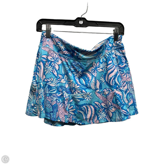 Skort Designer By Lilly Pulitzer In Blue & Pink, Size: M