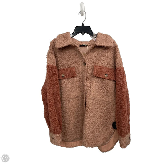 Jacket Other By Blu Pepper In Peach, Size: L