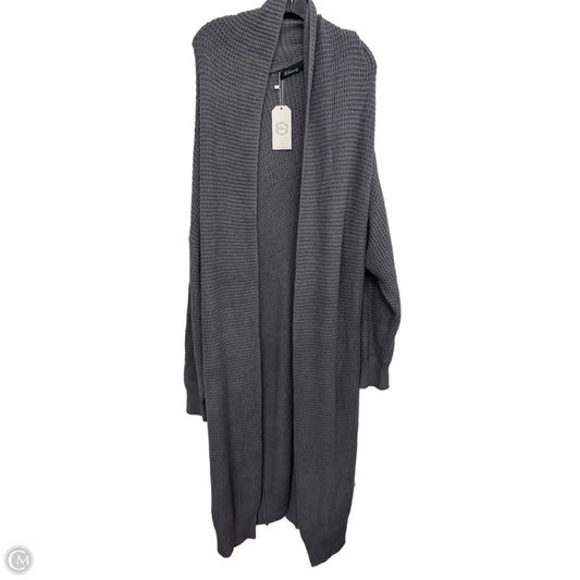 Cardigan By Lillusory In Grey, Size: Xl