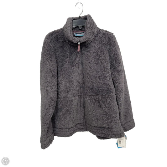 Jacket Fleece By Free Country In Grey, Size: Xl