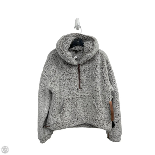 Jacket Fleece By Almost Famous In Brown, Size: L