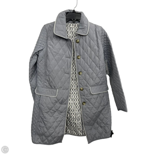 Jacket Puffer & Quilted By Chicos In Grey, Size: S