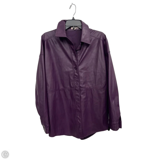 Jacket Other By Badgley Mischka In Purple, Size: M