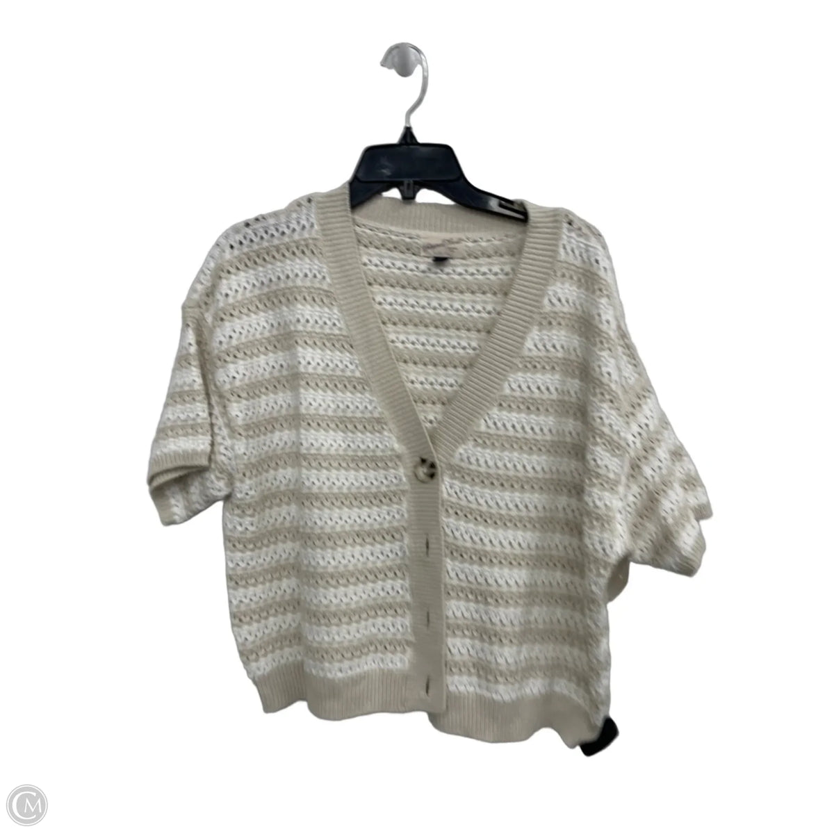 Cardigan By Universal Thread In Tan & White, Size: M