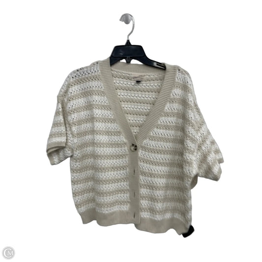 Cardigan By Universal Thread In Tan & White, Size: M