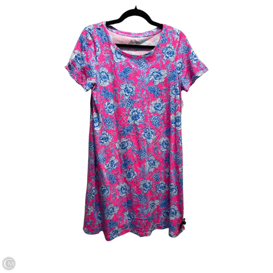 Dress Designer By Lilly Pulitzer In Blue & Pink, Size: M