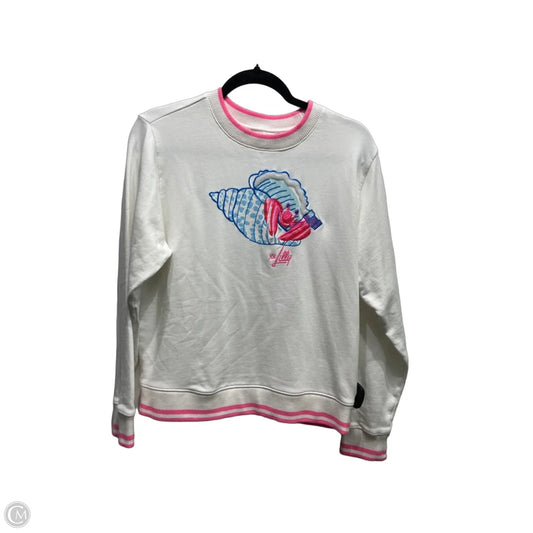 Sweatshirt Designer By Lilly Pulitzer In Blue & Pink, Size: Xs