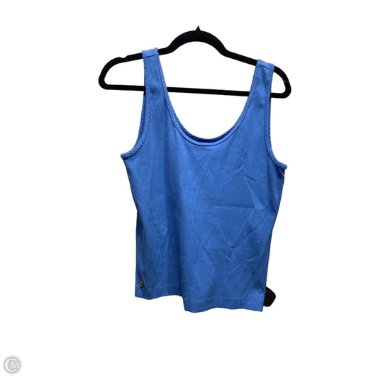 Top Sleeveless By Lilly Pulitzer In Blue, Size: L