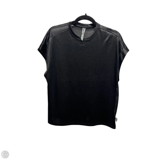 Top Short Sleeve By Anthropologie In Black, Size: M