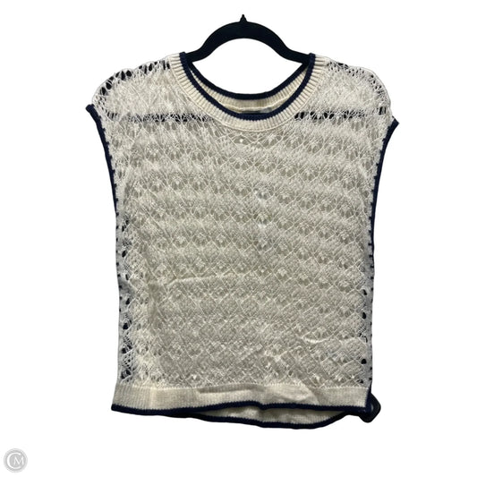 Top Short Sleeve By Another Love In Blue & Cream, Size: Xs
