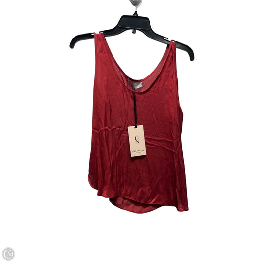 Top Sleeveless By Clothes Mentor In Red, Size: Xs