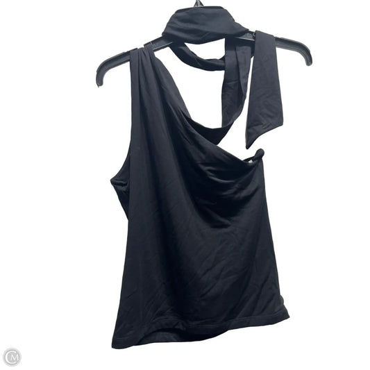 Top Sleeveless By Elan In Black, Size: M