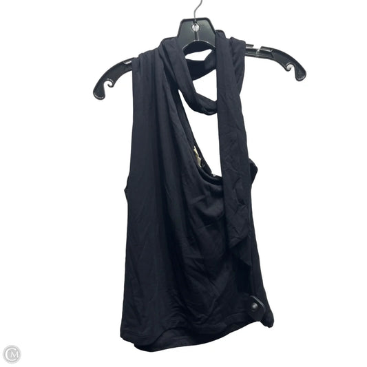 Top Sleeveless By Elan In Black, Size: M