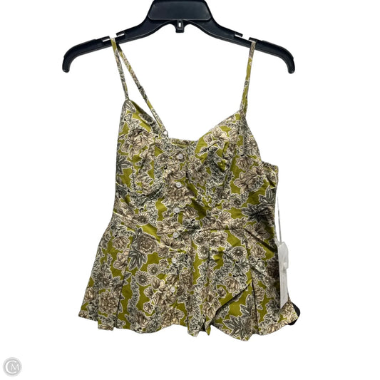 Top Sleeveless By Bishop + Young In Green, Size: L