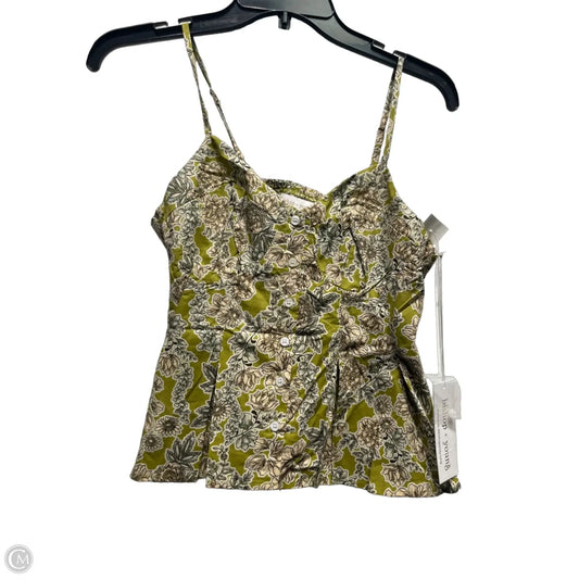 Top Sleeveless By Bishop + Young In Green, Size: M