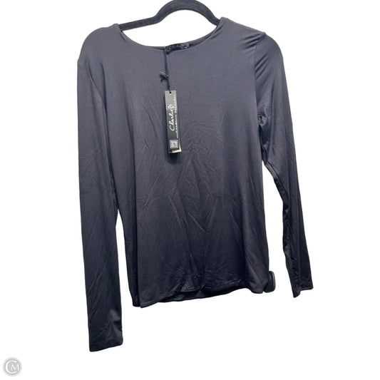 Top Long Sleeve By Charlie B In Black, Size: L