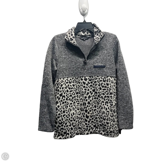 Top Long Sleeve By Simply Southern In Grey, Size: M