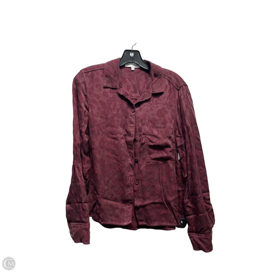 Top Long Sleeve By Bella Dahl In Mauve, Size: Xs