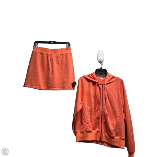 Skort 2pc Set By Cme In Orange, Size: M