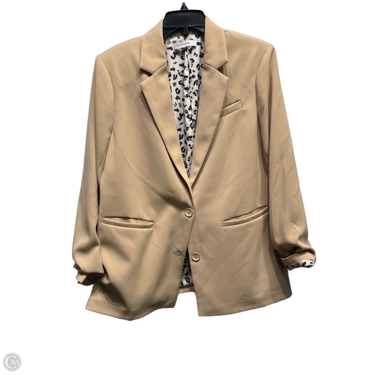Blazer By Pretty Good In Tan, Size: L