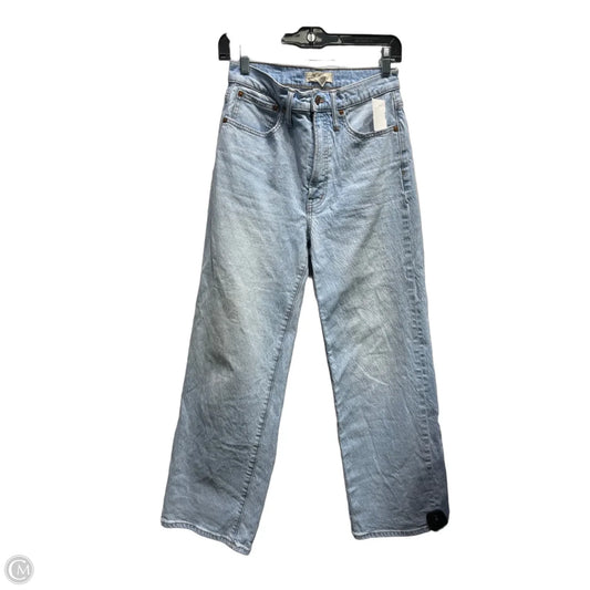 Jeans Straight By Madewell In Blue Denim, Size: 4