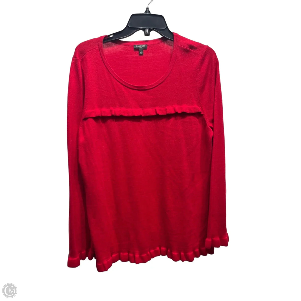 Sweater By Talbots In Red, Size: Xl