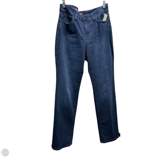 Jeans Straight By Not Your Daughters Jeans In Blue Denim, Size: 10