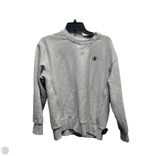 Sweatshirt Crewneck By Champion In Grey, Size: M
