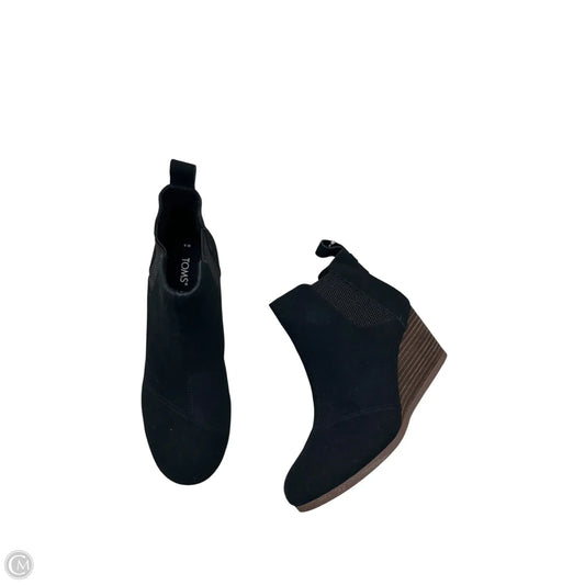 Boots Ankle Heels By Toms In Black, Size: 8
