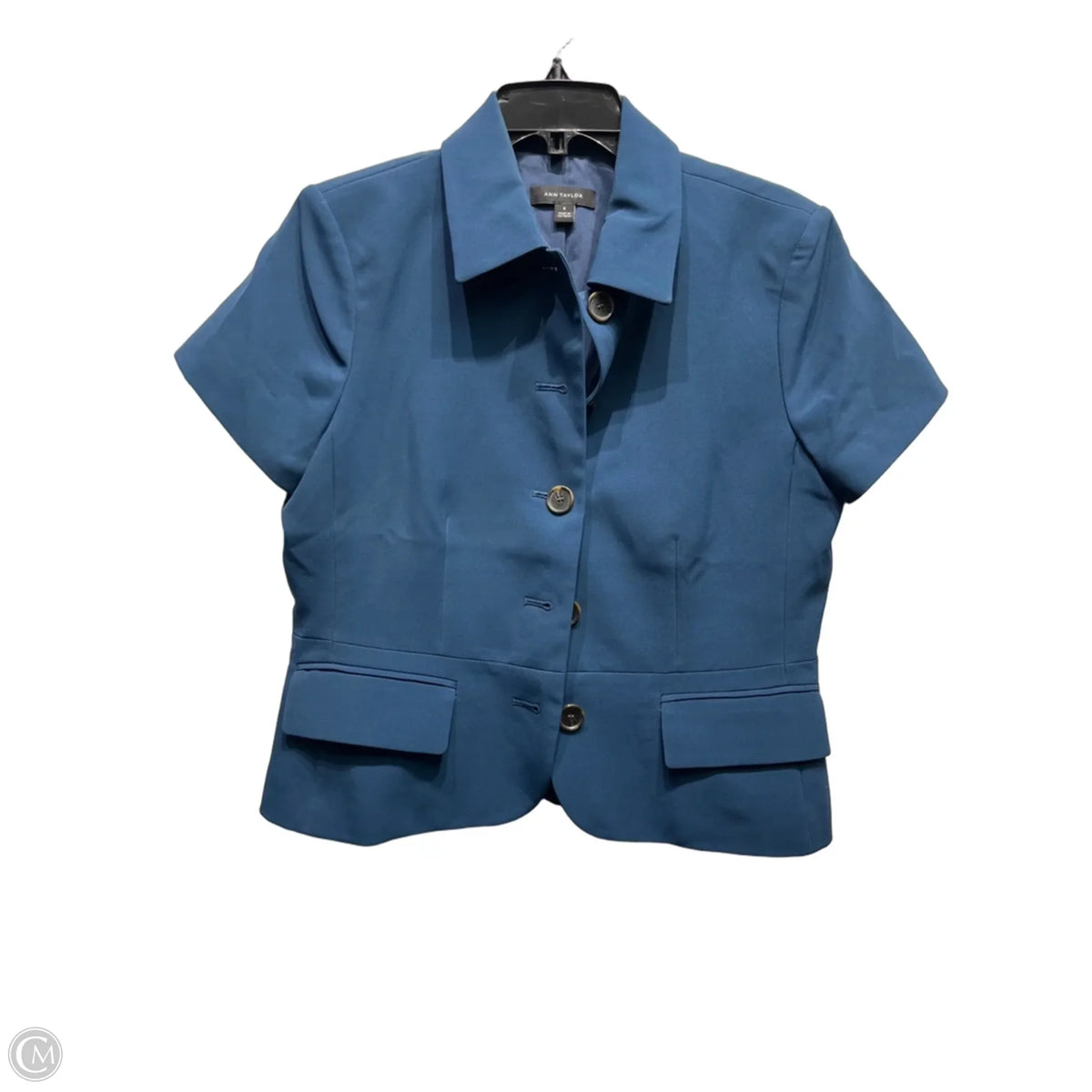 Blazer By Ann Taylor In Navy, Size: 8