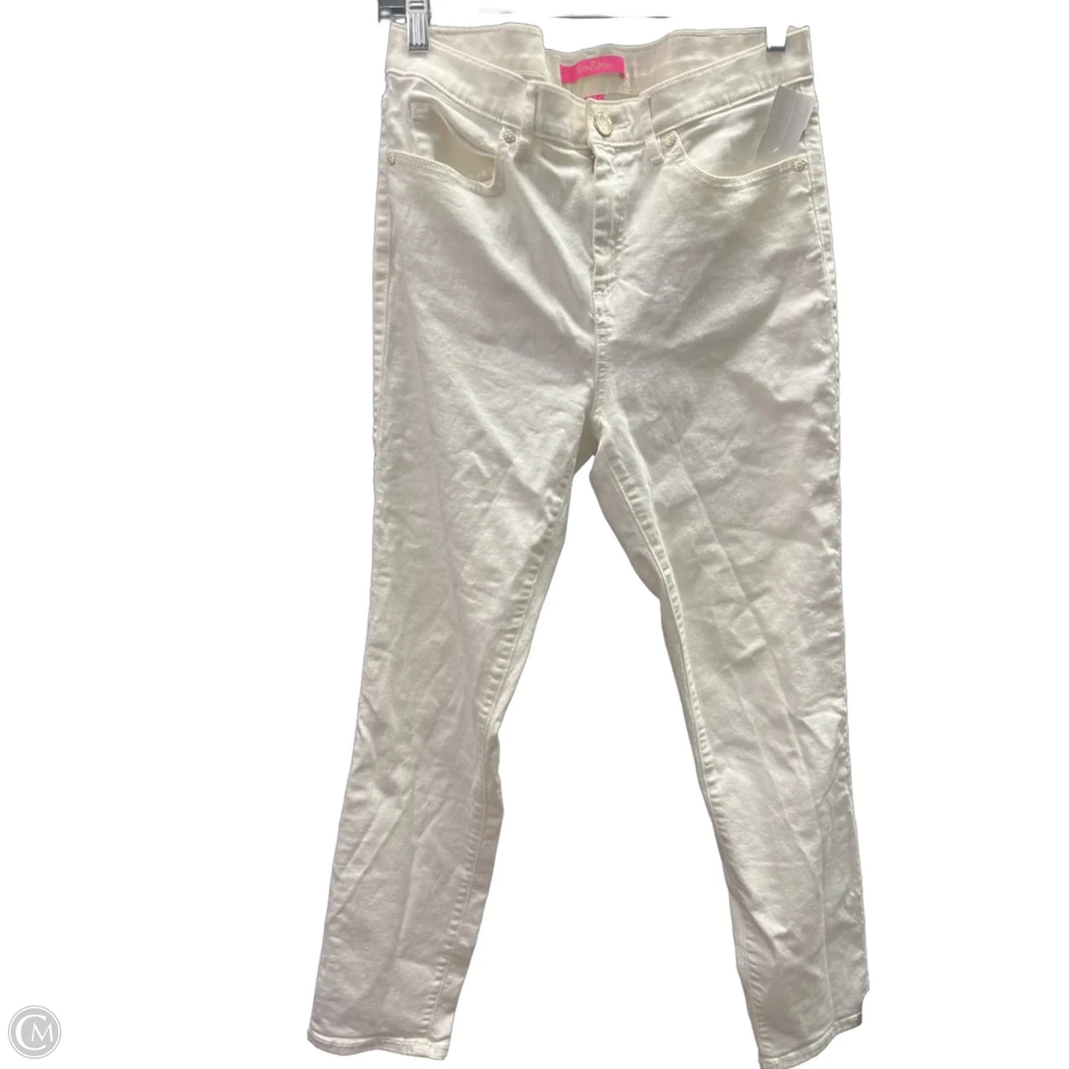 Pants Designer By Lilly Pulitzer In White, Size: 8
