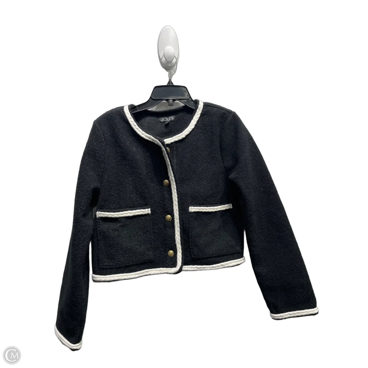 Jacket Other By J. Crew In Black & White, Size: S