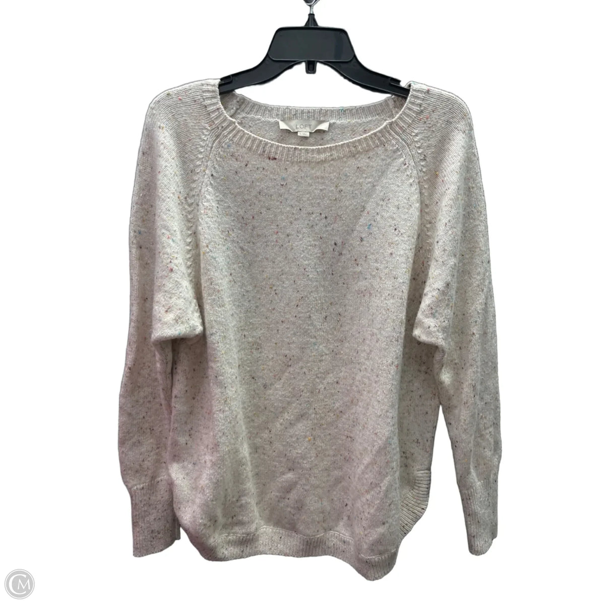 Sweater By Loft In Pink & Tan, Size: S