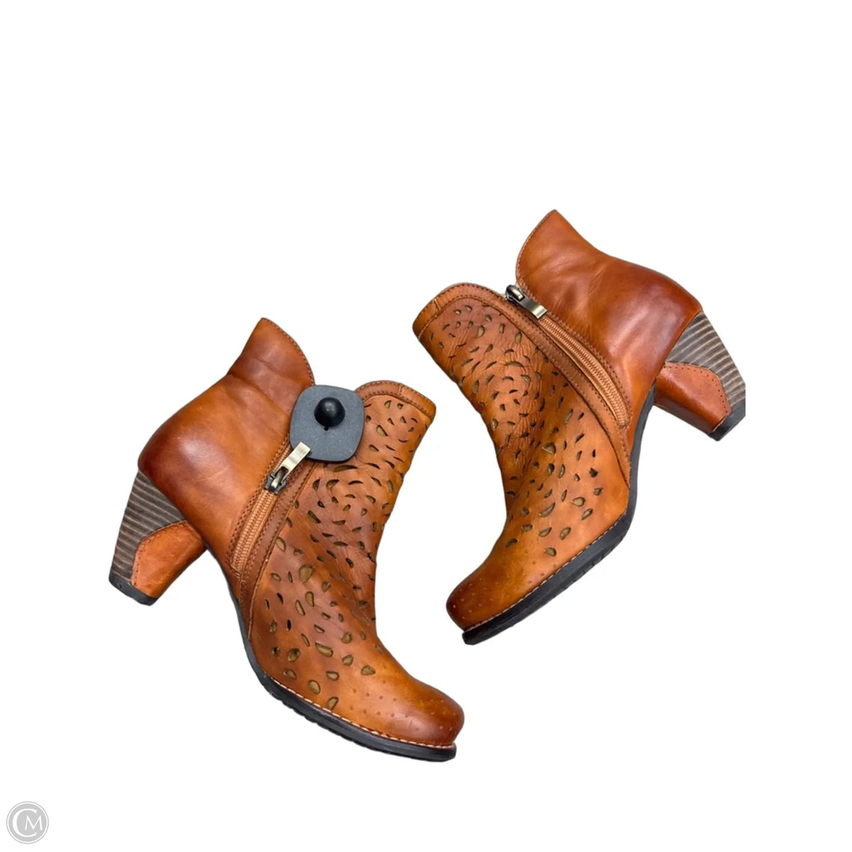 Boots Ankle Heels By Spring Step In Brown, Size: 7