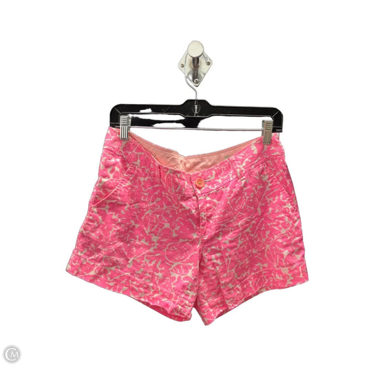 Shorts Designer By Lilly Pulitzer In Pink & White, Size: 6