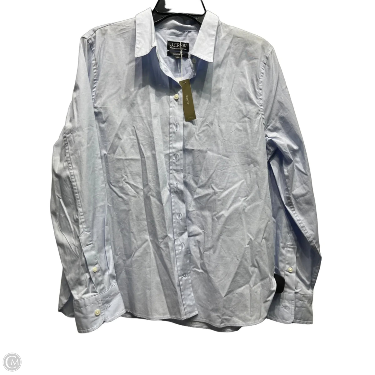 Top Long Sleeve By J. Crew In Blue, Size: 14